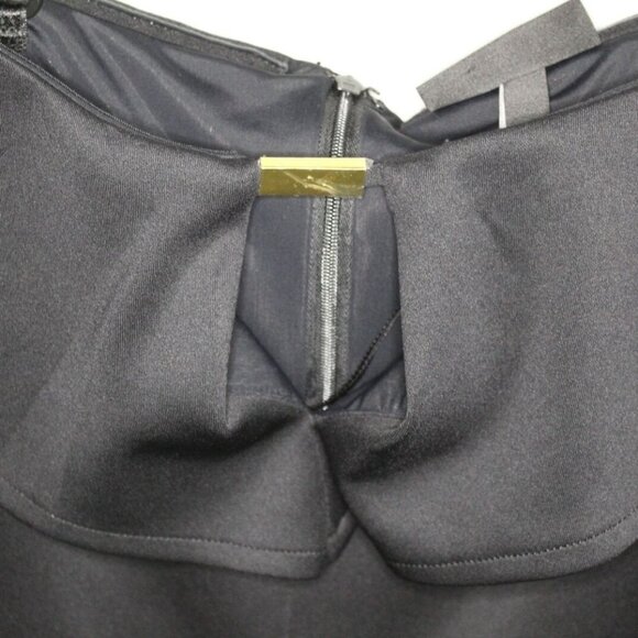 NWT Lane Bryant Off Shoulder Dress Black Scuba Plus Size 22 H10674 - Picture 5 of 12